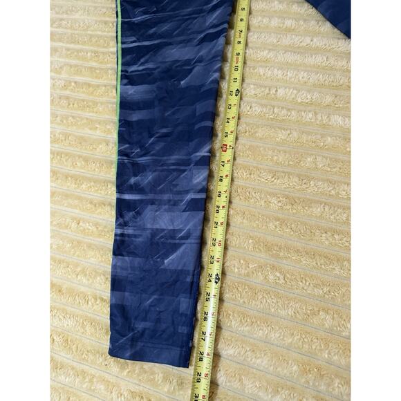 Men’s Under Armour Compression Leggings Marble Gray w Green Trim Size XXL 2XL - Picture 5 of 5